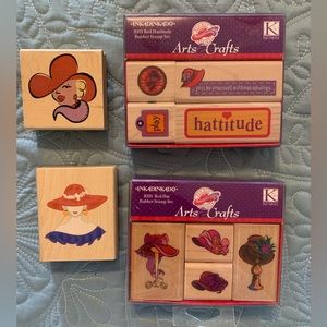 New “Red Hatter’s” stamp sets.